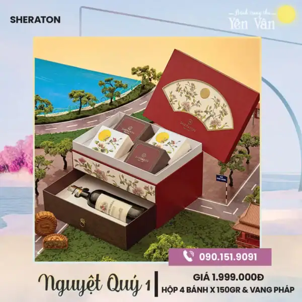 Bánh trung thu khách sạn Sheraton 2025 (2)