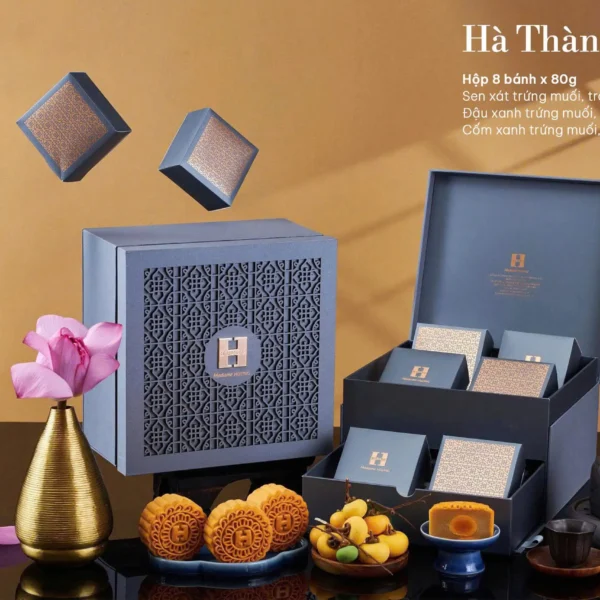 Bánh trung thu Madame Hương 2025 hộp Hà Thành