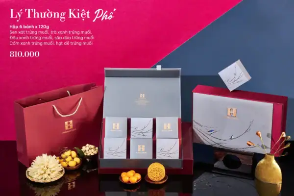 Bánh trung thu Madame Hương 2025 hộp Lý Thường Kiệt Phố