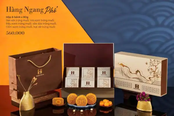 Bánh trung thu Madame Hương hộp Hàng Ngang Phố 2025