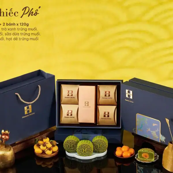Bánh trung thu Madame Huong hộp Hàng Thiếc Phố 2025