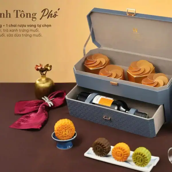 Bánh trung thu Madame Hương hộp Lê Thánh Tông