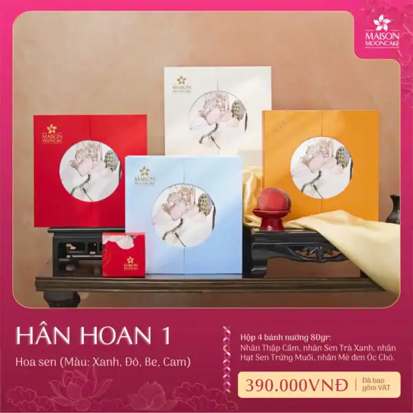 Bánh trung thu Maison 2025 hộp Hân Hoan 1