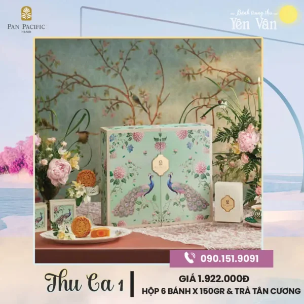 Bánh trung thu Pan Pacific 2025 hộp Thu Ca 1