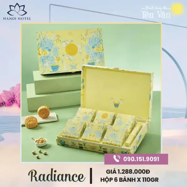 Bánh trung thu khách sạn Hà Nội 2025 hộp 6 bánh G06 (1)
