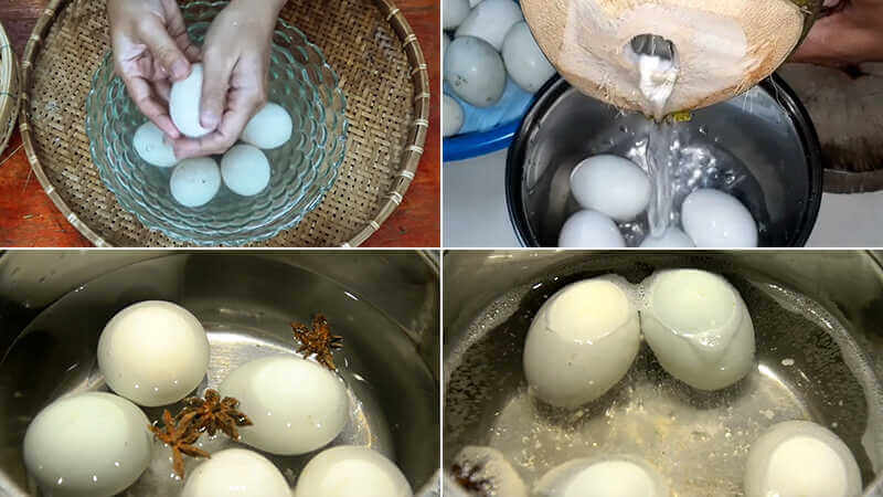 thời gian luộc trứng vịt lộn (1)