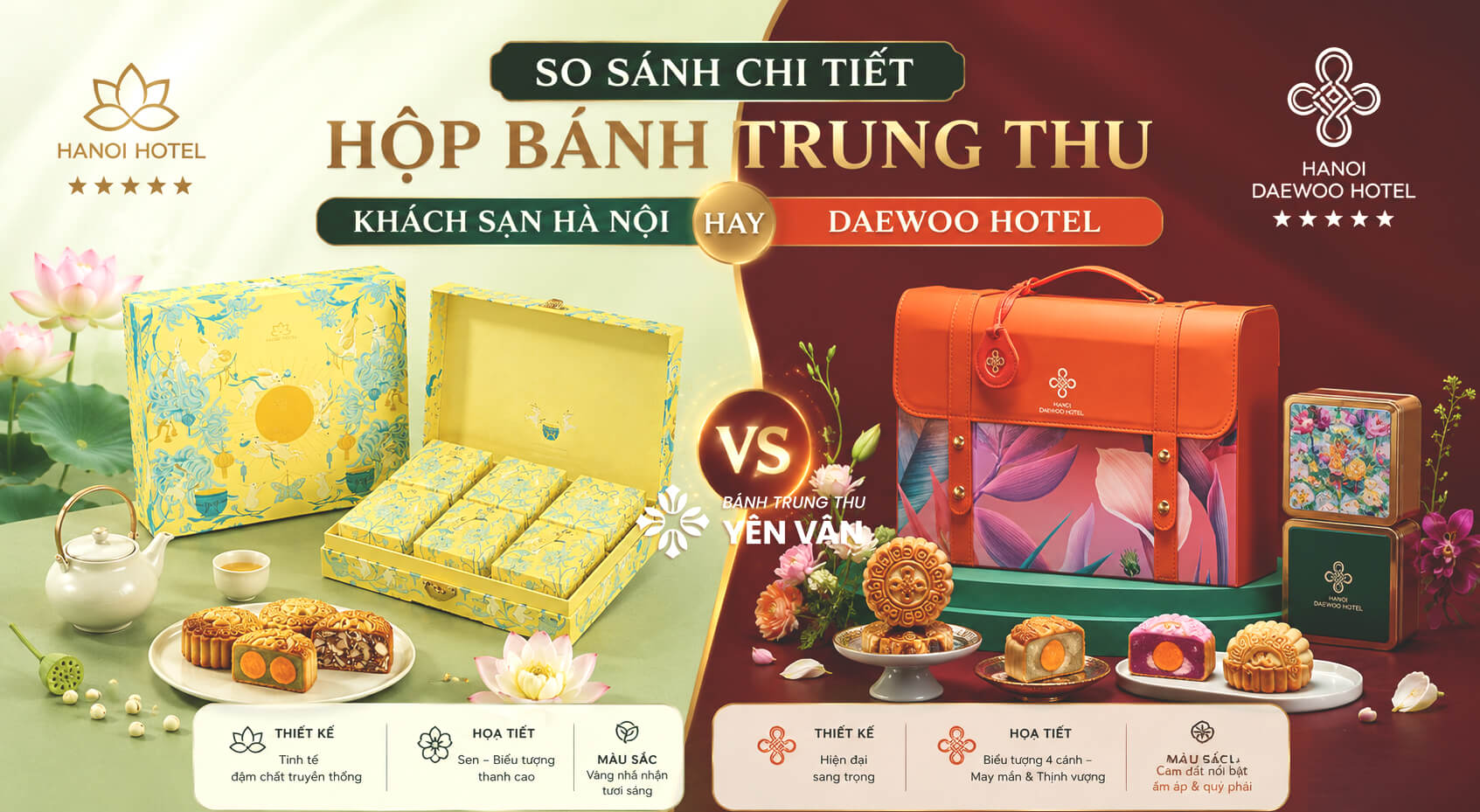 so sánh bánh trung thu Daewoo và Hanoi Hotel 123 (1)
